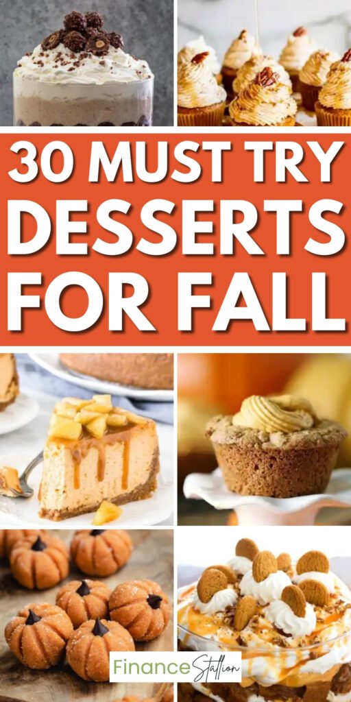 aesthetic fancy cute easy fall desserts for a crowd