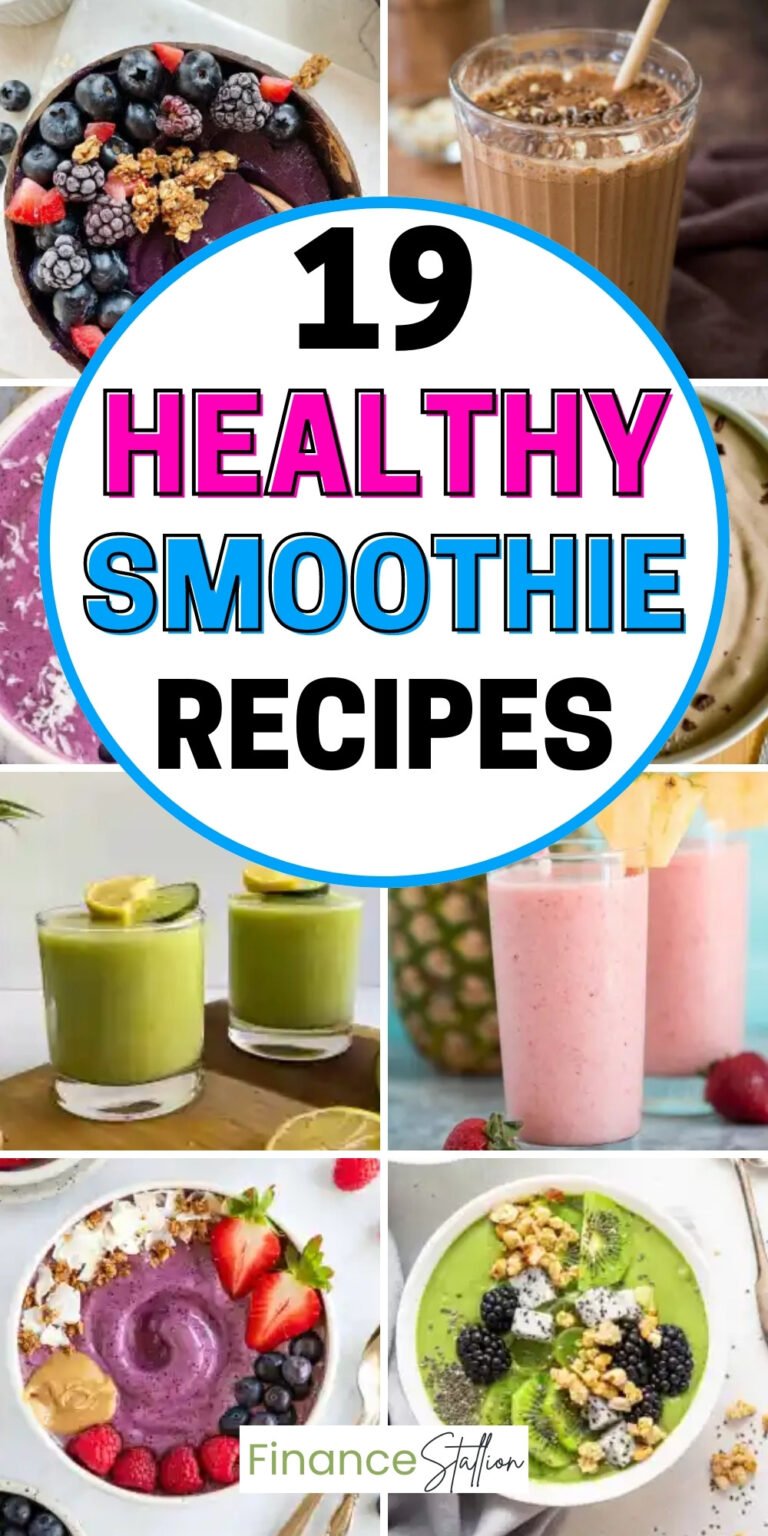 19 Easy Smoothie Recipes - Finance Stallion