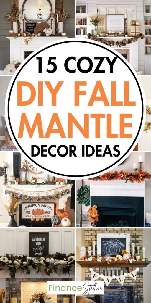 simple cozy neutral diy fall mantle decor ideas