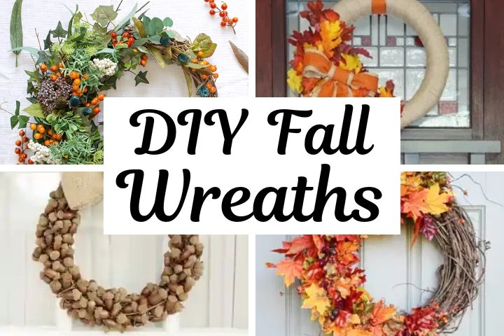easy dollar store diy fall wreaths for front door