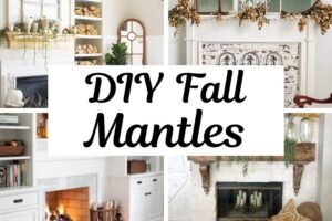simple cozy neutral diy fall mantle decor ideas