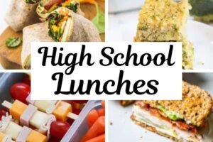 simple easy healthy high school lunch ideas