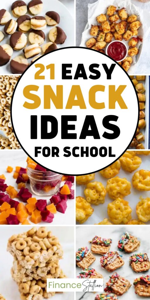 quick and easy healthy snacks for school