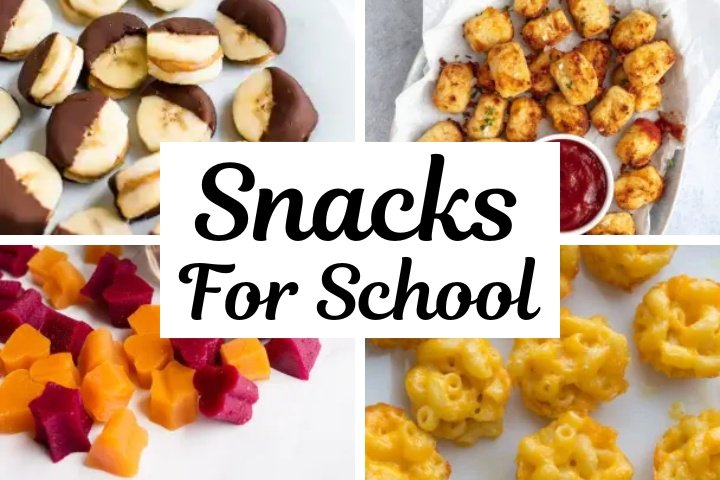 quick and easy healthy snacks for school