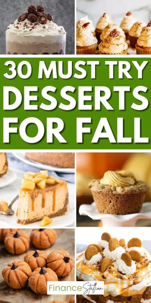 aesthetic fancy cute easy fall desserts for a crowd