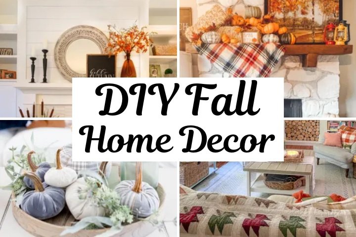 neutral modern simple cozy DIY fall home decor ideas