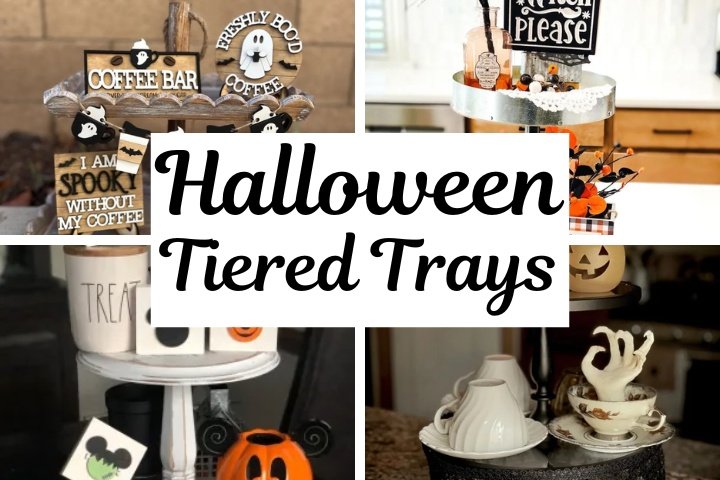 spooky dollar tree hocus pocus diy halloween tiered tray decor ideas