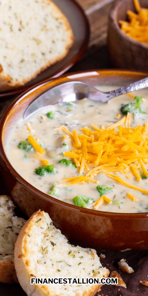 easy healthy broccoli cheese soup is a comfort soup perfect for weeknight dinners