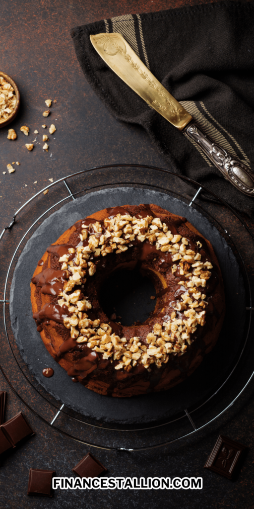 easy chocolate pumpkin bundt cake recipe from scratch is the perfect fall dessert or Thanksgiving dessert