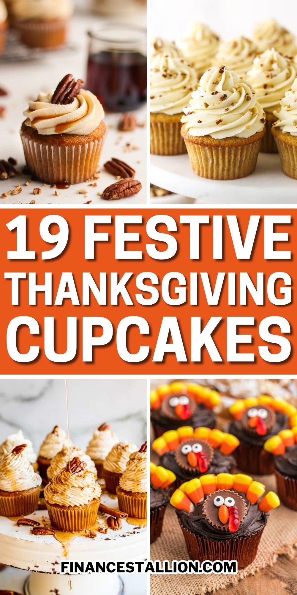 19 Easy Thanksgiving Cupcakes - Finance Stallion