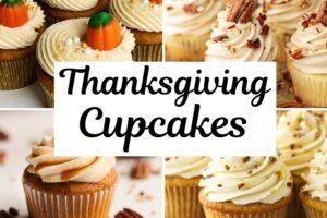 easy decorated thanksgiving cupcakes for kids
