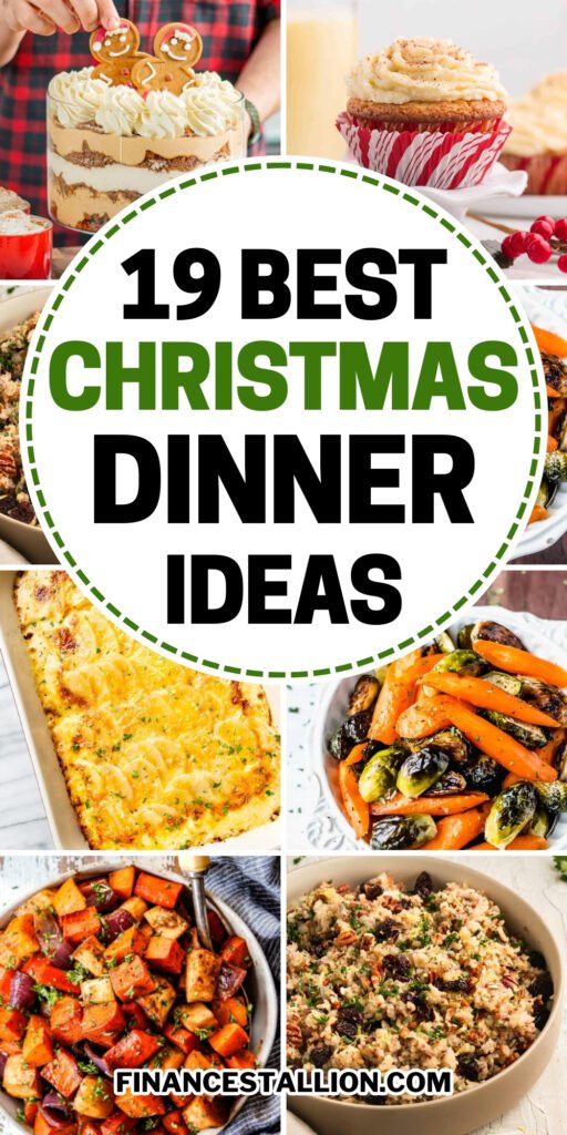 Easy Christmas dinner ideas for a crowd - traditional Christmas dinner menu