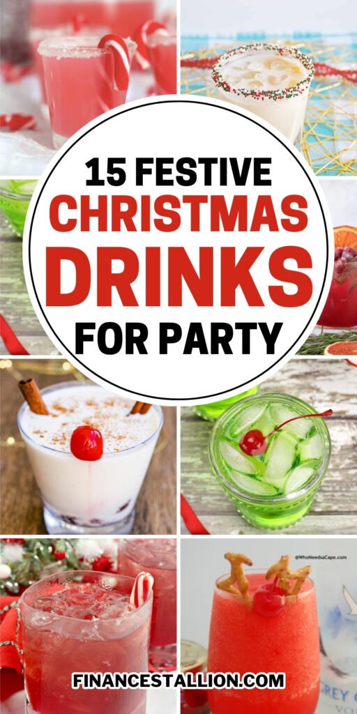 Festive Christmas drinks for party - popular Christmas drinks