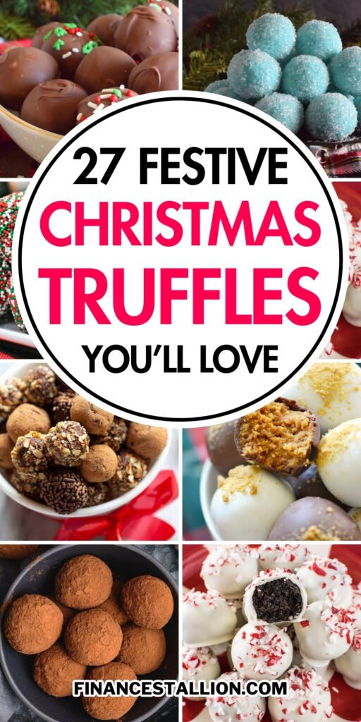 easy homemade Christmas truffles recipe