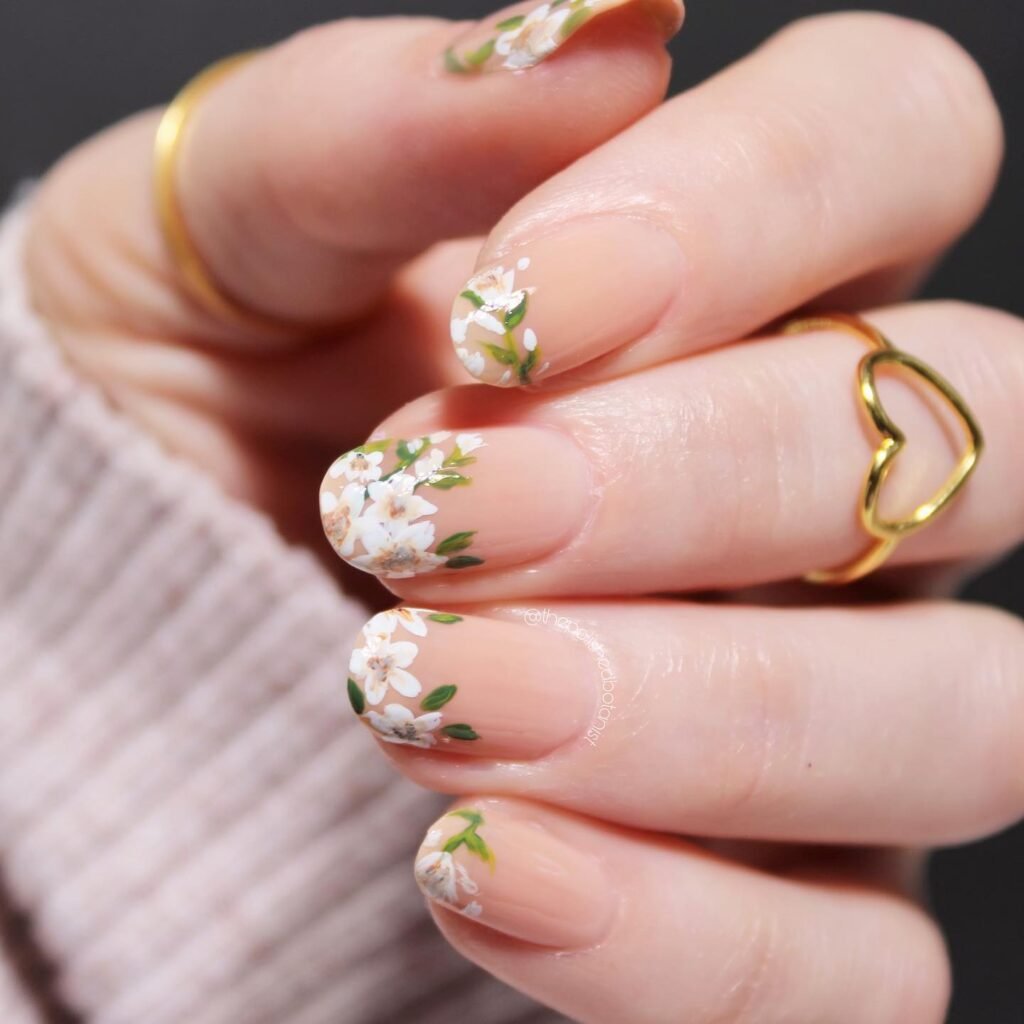 Assorted spring nails designs featuring cute spring nails, spring french nails, and spring ombre nails for a fresh seasonal look