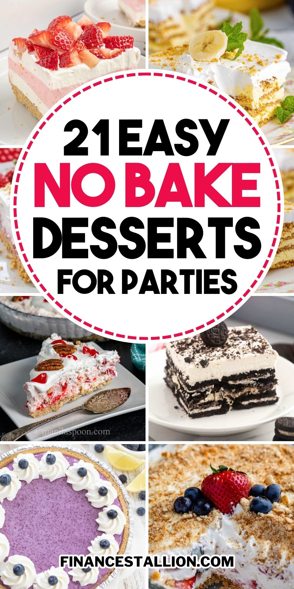 21 Easy No Bake Desserts - Finance Stallion