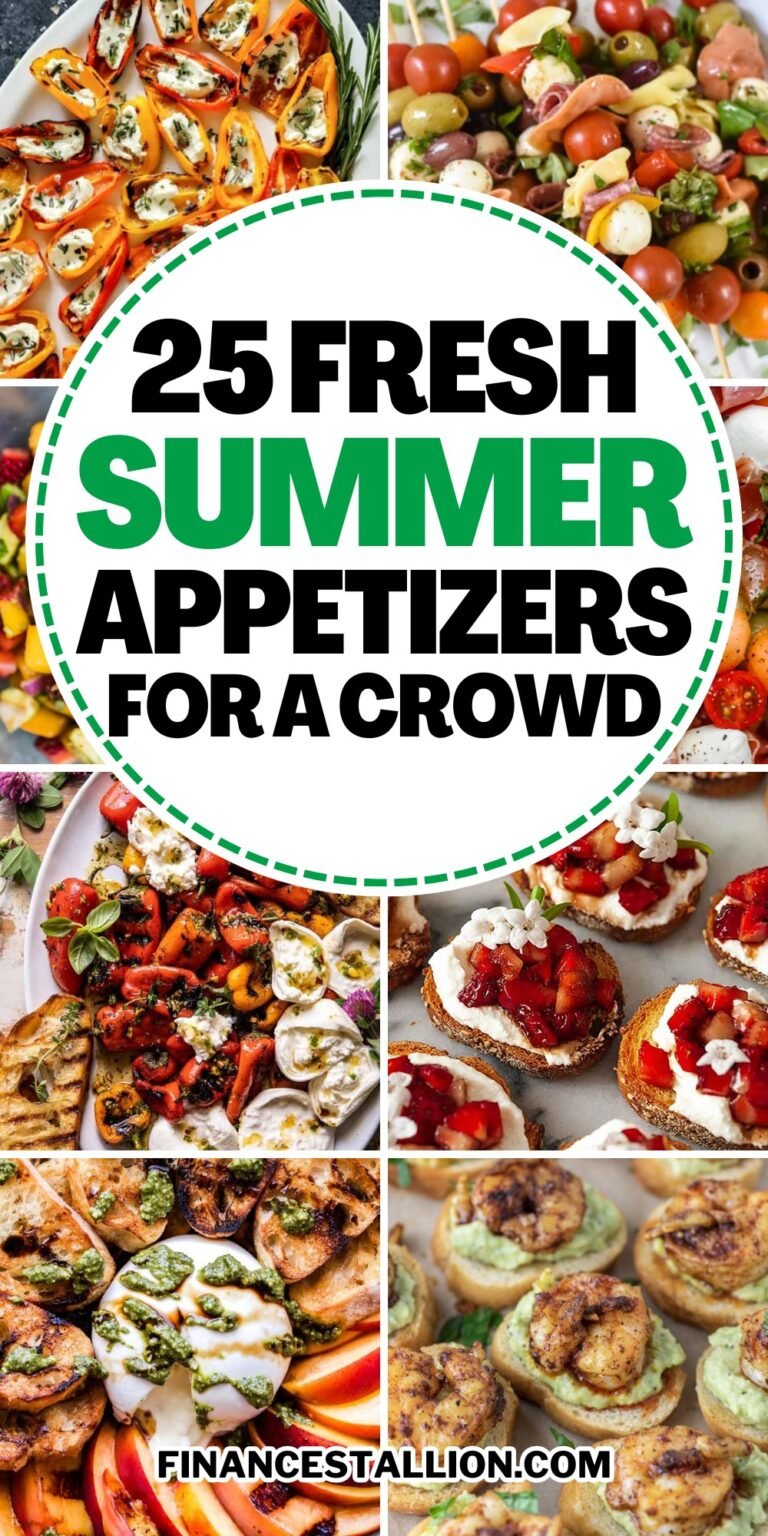 25 Easy Summer Appetizers - Finance Stallion