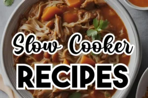 Discover the best slow cooker recipes for dinner, desserts, and side dishes. From pulled pork to buffalo chicken dip, find easy and healthy crockpot recipes.