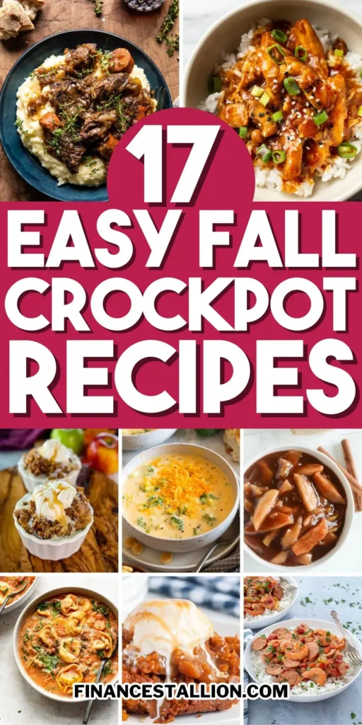 Discover the best fall crockpot recipes for cozy, easy meals. From fall crockpot dinners to hearty soups, enjoy the season with these slow cooker recipes.